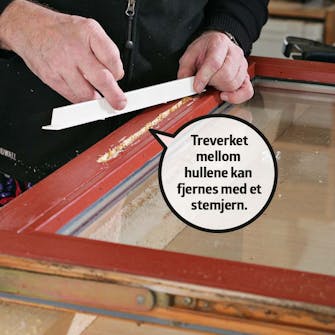 Spalteventil: Plasser den utvendige spalteventilen Spalteventil: Plasser den utvendige spalteventilen